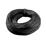 Yearninglife Peddigrohr 2.5 mm ca. 500g, Flechtmaterial Flechtrohr körbe flechten, Flechtrohr, Flechtmaterial Flechtrohr,Wabengeflecht Stuhlflechtrohr, Wiener Geflecht Rattan-Gewebe (Schwarz)