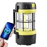 Camping-Licht – 5 Lichtmodi Camping-Laterne | USB-Aufladung, tragbare Solar-Taschenlampe | Zeltlicht mit hoher Helligkeit für Wandern, Camping, Outdoor-Abenteuer, Angeln