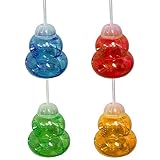 HAC24 4er Set Wespenfalle Insektenfalle Kunststoff Bunt Wespen Falle Insektenschutz Fliegenfalle Wespenabwehr Moskitofalle Fliegenfänger Wespenschutz