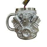 Thermo-Kaffeebecher - Isolierbecher Mit Motoren-Design,Retro-Optik Kratzfester Trinkbecher Für Bier Tee Whisky Cocktails
