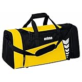 Erima Unisex Six Wings geräumige Sporttasche (7232305), gelb/schwarz, S