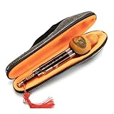 Hulusi Kürbisflöte aus Bambus, professionelle Kürbisflöte, traditionelles chinesisches Kürbisinstrument für Anfänger, Kürbismusik