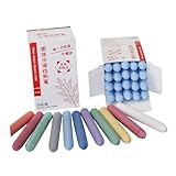 Gadpiparty 1 Schachtel Wasserlösliche für Unterricht und Haushalt Staubfreie Tafelkreide für Schultafeln Kinderzeichnungen und Kreative Projekte