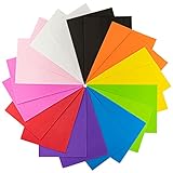 MCE-Commerce MOOSGUMMI PLATTEN | 20 Platten | A4 20x29cm | 2mm stark |Schaumstoff Platten, Bunt