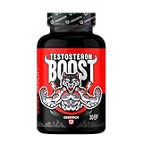 Testosteron Boost – Kapseln für Energie und Vitalität – mit Maca, Ginseng, Zink – 30 Kapseln