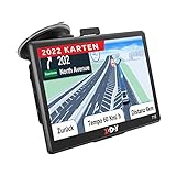 Navigationsgerät für Auto 2022 - XGODY 7 Zoll GPS Navi LKW Navigation für Auto PKW,Lebenslang kostenloses Kartenupdate, Blitzerwarnung Fahrspurassistent POI Spracheführung