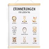 COLOFALLA 43.4 x 31 cm Kinderzimmer Wanddeko Mutmacher Kinder Geschenk Sprüche Kinderzimmer Bild Motivation Geschenk Ermutigende Geschenke Babyzimmer Dekoration mit Spruch Hängende Deko