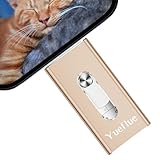 3-in-1 USB Stick i Phone 64GB, Yueflue USB Stick für i Phone Speicherstick mit i Phone，i Pad, Mac, Android, Typ-C, PC, Kopieren von Fotos und Videos ohne App herunterzuladen(Gold)