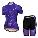 Sommer-Radtrikot-Set, Team-Racing, Herren, Radbekleidung, Shorts, Sportbekleidung, Universe Blue, XXL