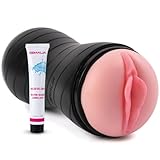 ZEMALIA 2 in 1 Masturbator Cup Masturbieren für männer, Erotik Sex Spielzeug für die männer Taschenmuschi, Penis Stimulator Vagina Masturbatoren Cup,Muschi Vibrator, Sex Toys für ihn