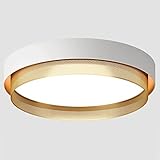 DOBQHWY Industrielle Deckenleuchte Im Vintage Doppelschichtige Flache Oberflächenleuchten Metall Eingebettete Bündige Lampenfassung Schmiedeeisen Kreative Superhelle LED-Panellampen Veranda,Wäscherei