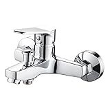 IBERGRIF M13059-1 Badewannen-Einhebelmischer, Wandmontage, Messing, verchromt