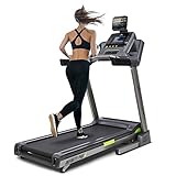 Capital Sports Infinity Pro 4.0 Laufband - 7 PS Treadmill, Laufbahn mit 50 x 140 cm Lauffläche, bis 21 km/h, 15% Steigung, Ventilator, Federungssystem, Faltbar, bis 100 kg, grau