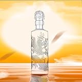 Glasdekanter, Whiskey-Dekanter, schwerer Boden, Glasflaschen mit Kappe, Wodka-Flaschen für Wein, Getränke, Öl, Essig, Kombucha
