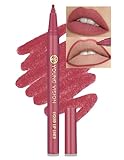 Jutqut Wasserfester Lipliner, Lippenstift Long Lasting, Waterproof Wischfest Lip Liner, Matte Liquid Lippenkonturenstift, High Pigmented Makeup Lip Pencil, Smooth Lippenliner, natürlich Lipstick