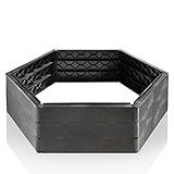 Grizzly Hochbeet System 1 Set, für Garten und Balkon, Blumenkasten, Gemüsebeet, witterungsbeständig