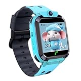 clleylise Kinder Smartwatch, Smartwatch Kinder mit GPS und Telefon, Smart Watch Kinder, Smartwatch Outdoor, Smartwatch Kids, Kinder Telefonuhr, Uhr Kinder Smartwatch (Blau)
