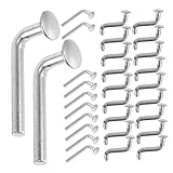 Cabilock 50 Stück S Schwerlast Sicherheitsstifte für Lagerregale Racking Clips Clip Locker Riegel mit Rivet für Lager und Zuhause