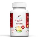Vitamin B12 als Methylcobalamin + 180 Lutschtabletten + Zitronen-Geschmack + trägt zur normalen Funktion des Nervensystems und Energiestoffwechsel