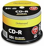 Intenso CD-R Rohlinge (52x Speed, 80 Min, 700MB, 50er Spindel)