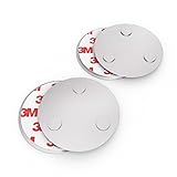 conecto CC50471 Magnetbefestigung universell magnetisch für Rauchmelder Warnmelder Rauchwarnmelder 2, Silber, 2er Set Magnethalterung