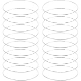IMIKEYA 50Stücke Dünne Silber Armreifen für Frauen Minimalistische Manschette mit Modernem Schnitzdesign Runde Armbänder Vielseitiger Modeschmuck für Endlose