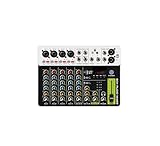 mixer DJ-Controller Mixer 5.0 Bluetooth 48 V Phantomspeisung Niedriges Grundrauschen for Mischpult-PC-Aufnahme Studio-Soundboard