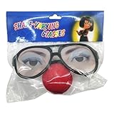 Streich-Verkleidungsbrille – 16 x 10 x 3 cm, lustige Kostümbrille, männliche und weibliche Brillen für Streiche, lustige Brillenspielzeuge | Einzigartiges Auftrittsparty-Zubehör für Familientreffen, H