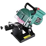 POSENPRO Sägekettenschärfgerät, 220W Elektrischer Kettenschärfer, Kettensägeschärfer m. Schleifscheibe: Ø 100 x 3,2 x Ø 10 mm
