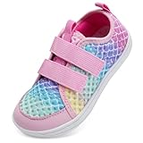 IceUnicorn Barfußschuhe Kinder Breite Barfussschuhe Jungen Mädchen Minimalistische Aquaschuhe Traillaufschuhe Strandschuhe(Rosa, 29EU Weit)