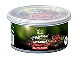 biozentrale Aufstrich Paprika-Chili | 125 g | vegan, gluten- und laktosefrei | kräftig pikanter Brotaufstrich mit Nährhefe | lecker auf Brot, Reis- & Maiswaffeln sowie Knusperbrot