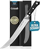 Cutluxe Metzgermesser 25cm – Fleischermesser Schinkenmesser Schlachtermesser Tranchiermesser Küchenmesser – Ergonomisches Design & Extrem Scharf – Artisan Serie