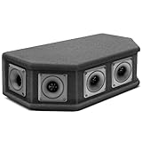 PylePro 300 Watt DJ Lautsprecher Boxen, Party Lautsprecher Passiv Robuste PA Box als Musikanlage 6-Wege-Speaker System, Musikbox für Anlagen mit schwarzem Teppichbezug, Stereo Speaker mit Montage