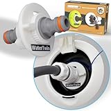 WATERTWIN Wohnmobil Wasser Tankadapter | Caravan Einfüllstutzen Zubehör | Wassertankdeckel mit doppelt Gardena Anschluss (Adapter für Tankdeckel 2-Pin D:78)