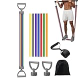 Fitness-Widerstandsbänder, Übungsband mit Widerstandsbändern, tragbares Fitnessgerät, verstellbar, multifunktionales Spannseil für Push Down