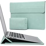 HYZUO 13,3-14 Zoll Laptop Hülle Laptophülle mit Standfunktion für MacBook Pro 14 M4/M3/M2/M1 Pro/Max 2024-2021, MacBook Pro/Air 13.3, 13.5-13.8 Surface Laptop, HP Specter X360 13/14, Mint Grün