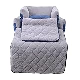 ibasenice Multifunktionales Clamshell Hundesofa Bett für Kleine und Mittelgroße Waschbar und Schmutzabweisend Rutschfester Gemütlich und Warm