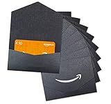 Amazon.de 10€ Gutschein im 10er Multi-Pack (Geschenkkuvert Schwarz und Silber)