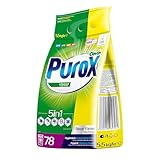 PUROX UNIVERSAL Waschpulver im Foliensack (78 Waschladungen) – Waschmittel für alle Textilien, entfernt Flecken, umweltfreundlich, schutz vor Kalkablagerungen, 5,5 kg