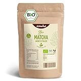 Bio Matcha Grüntee Pulver 100g | für Matcha Latte oder Matcha Tee | naturrein und vegan | vom Achterhof