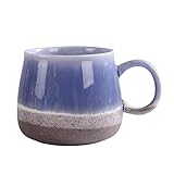Kaffeetasse Groß,Cappuccino Tassen Steingut,Große Tasse,Tasse 16oz,Tasse Steingut,Müsli Becher,XXL Tasse,Teetasse mit Henkel,Keramik Becher,Kaffeetasse aus Porzellan