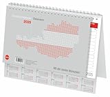 Schreibtischkalender Österreich groß 2025: Tischkalender zum Aufstellen. Klappkalender mit österreichischen Feiertagen und Schulferien. 29 x 21 cm. (Bürokalender Heye)