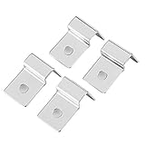 Aquarium-Glasabdeckungsclip, Befestigungsstopfen für Aquariumabdeckung, rostfrei, einfach zu installieren für Aquarien(8mm (4 Stück/Satz))