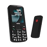 ADOC SP1 - Mobiltelefon für ältere Menschen, große Tasten und Symbole, SOS-Taste, Android, 4G, Bluetooth, WLAN, GPS, Kamera, 1400 mAh, microSD, Taschenlampe, 3,5-Zoll-Klinke, einfache Bedienung,