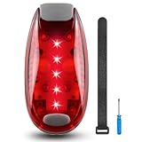 OneNine LED Reflektoren Kinder, LED Blinklicht Schulranzen Kinder, Reflektoren Kinderwagen Beleuchtung Blinklicht Leuchtanhänger Hund Sicherheitslicht für Rucksack Joggen Wandern