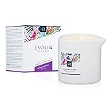 Exotiq Massage Kerze Violet Rose - Für eine sinnliche Massage - 200g