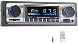 iFreGo Autoradio Bluetooth, Auto Radio Bluetooth Radio Auto autoradio 1 din mit freisprecheinrichtung 7 Farben SD/TF/ MP3/AUX in,FM/AM Schnellladefunktion und Funktion,60W*4 Handyhalter