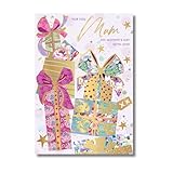 Words and Wishes Muttertagskarte, Goldfolien-Geschenk-Design, für Mama mit Liebe