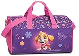 Paw Patrol Kinder Sporttasche Marshall Chase Skye 38 x 22 x 20 cm Vol. 16 l (Lila/pink Skye)
