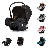 Chipolino Babyschale i-Size Aura (40-85cm) Gruppe 0+, Griff verstellbar, Gurt, Farbe:schwarz